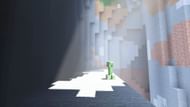 Light shafts were added to Minecraft Bedrock's Deferred Technical Preview in this release (Image via Mojang)